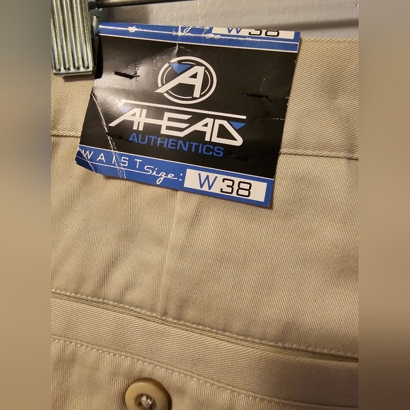 Ahead Authentics Khaki Golf Shorts Men's Size 38 NWT - Picture 5 of 10